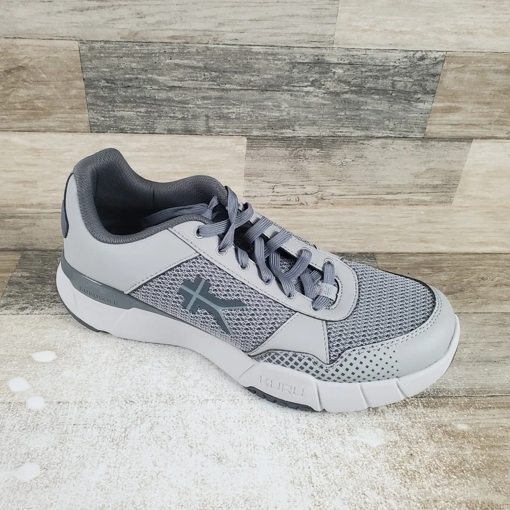 KURU Quantum 2.0 Mens Shoes Sz 11 M Running Storm Gray Mesh Lace Up Sneakers